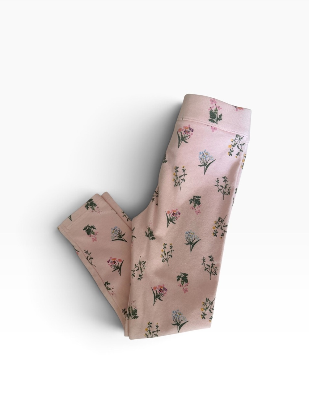 Janie and Jack Pink Floral-Print Girls' Leggings